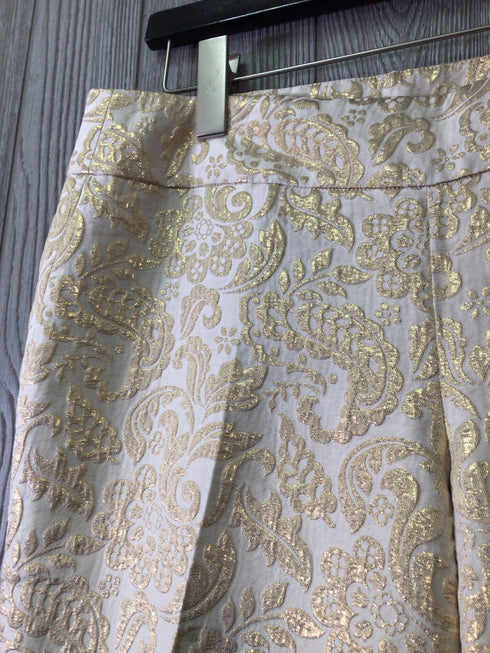 Lilly Pulitzer Pants Gold Metallic Party Size 6